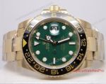 Rolex GMT Master ii Ceramic Replica Green Face Rolex Gold Watch